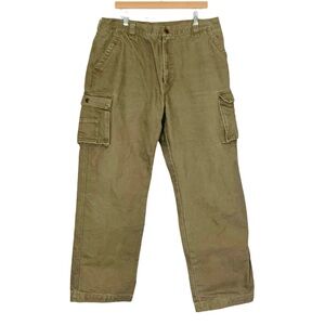 Big Mac Workwear Baggy Khaki Pants Size 38 x 34 Streetwear Rugged Outdoor